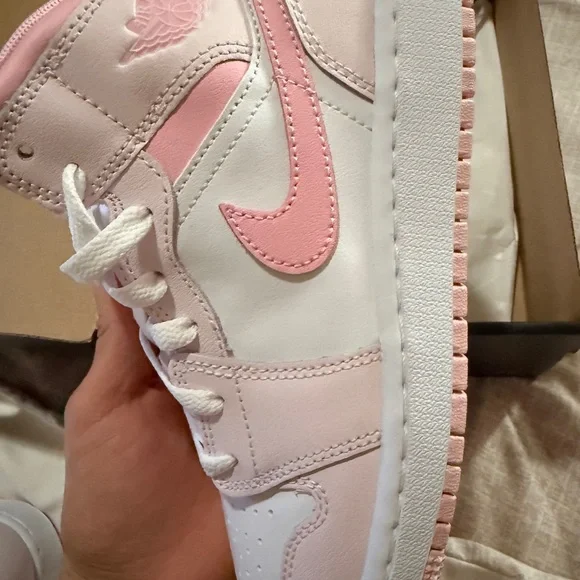 Jordan Kids Sneakers - Pink and White - Picture 8 of 11